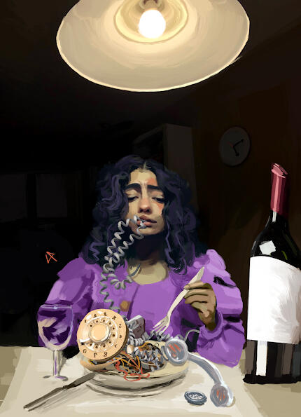 depression portrait art